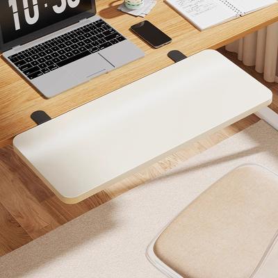 Pannello Estensibile da Scrivania Senza Foratura Tavolo Estensione Pieghevole per Ufficio Computer Lavoro Tavolo di Estensione Allungabile per Tastiera Mouse