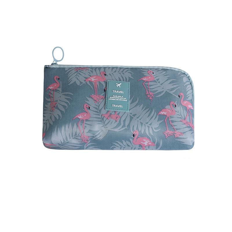 Utskrivbar digital förvaringsväska för resor - Multifunktionell organizer för kablar, powerbank, telefon, smink - Mellanstorlek