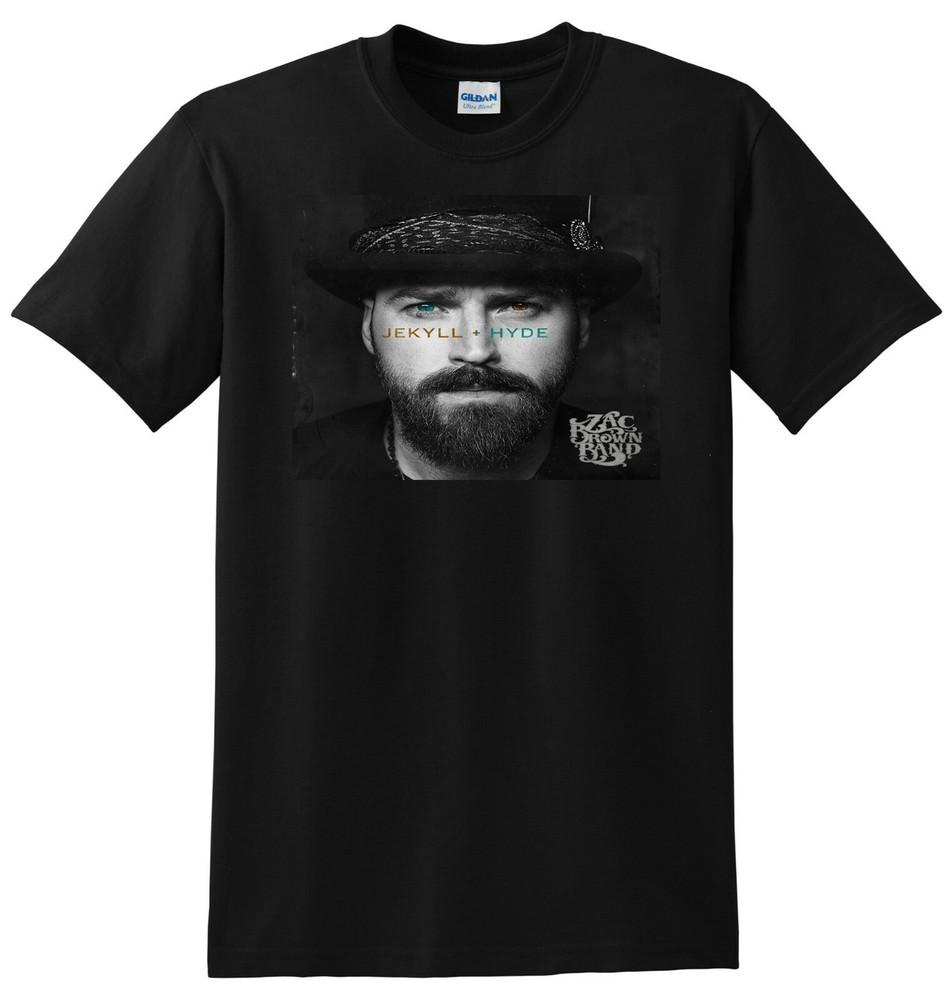 ZAC BROWN BAND T-shirt jekyll hyde vinyl cd cover SMALL MEDIUM LARGE or XL S