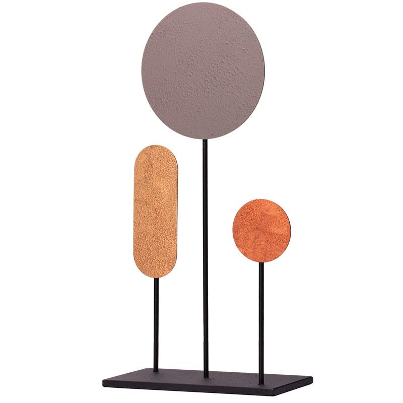 Muyika Metal Tabletop Decorative Object & Figurine Set of 3 3 Bbl-m