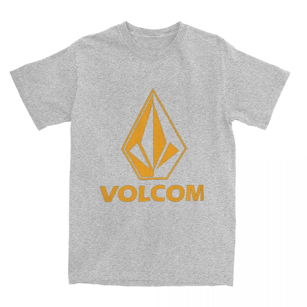 Oversized T Shirt Yellow Growth Sports Volcoms Cotton TShirts Hip Hop Tee Shirt for Unisex Summer Fun Short Sleeve Clothes