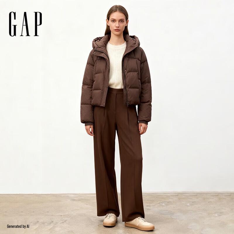 

Женский пуховик Gap 2025 Осень с капюшоном XL (175/96A)