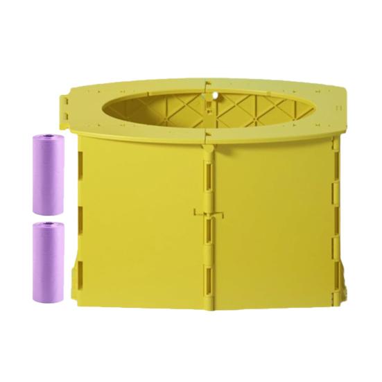 Baby Toilet Travel Potty Portable Folding Potty with Disposable Bags Reusable Lightweight Baby Toilet Seat