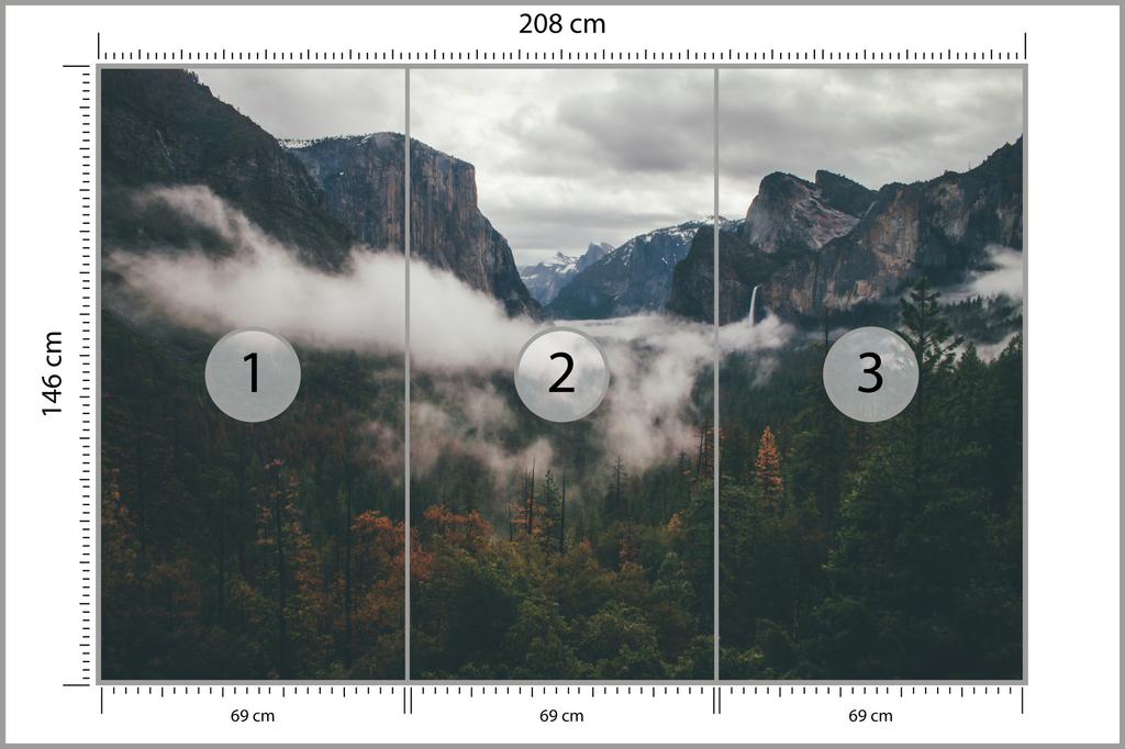 Photomural Picture Landing Stage Black - White Structural Vinyl 208x146