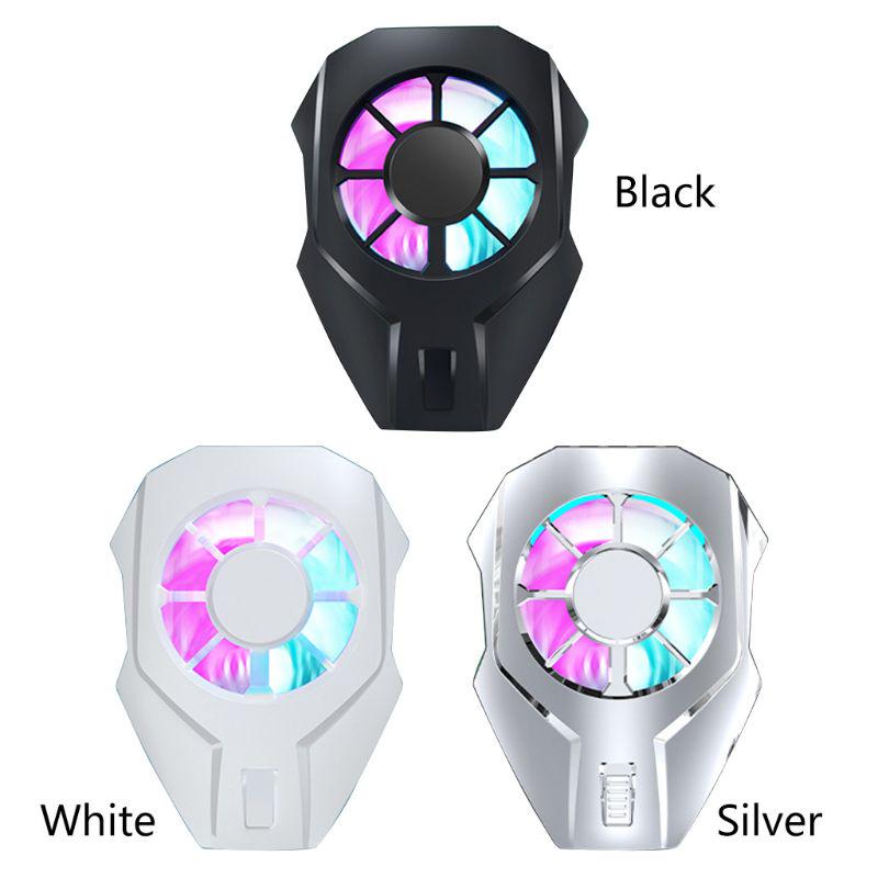 Alician FL01 Mini Radiator Cold Wind Handle Fan for PUGB Mobile Phone Cooler Controller LED Light Cooling Alician FL01 Mini Radiator Cold Wind Handle Fan for PUGB Mobile Phone Cooler Controller LED Light Cooling