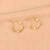Trendy Retro Chain & Stud Earrings: Minimalist European & American Style Ear Cuffs for Women
