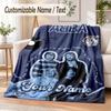 Personalisierte Flanelldecke mit ABBA-Druck, warme und kuschelige Decke für Zuhause, Sofa, Bettwäsche