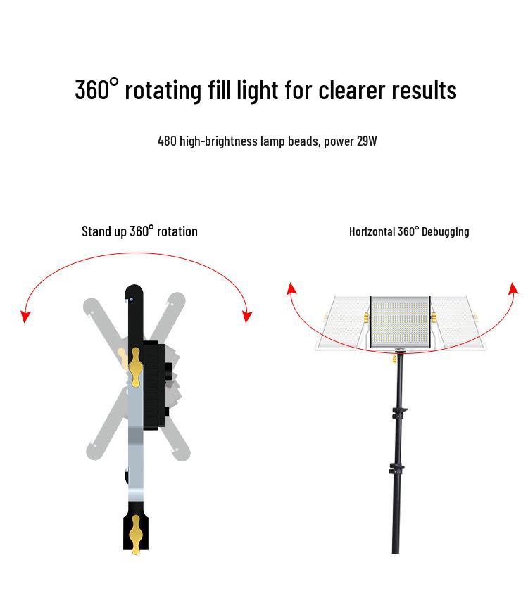 8VLOGLITE W480/W660 LED Soft Light for Professional Photography and Live Broadcasts