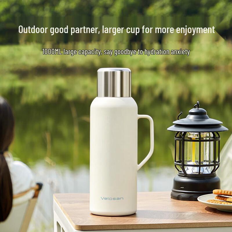 Velosan 1000ml Thermal Flask with Temperature Display