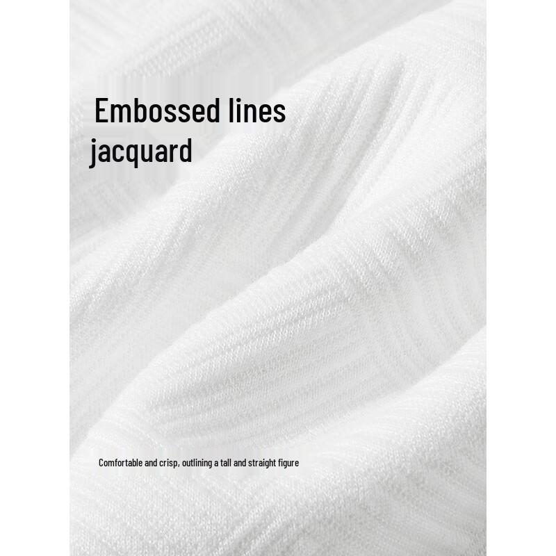 GXG Men's Textured Jacquard Long Sleeve T-Shirt