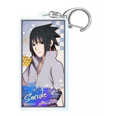 Naruto Naruto Shippuden  Vintage Series Acrylic Banner Keychain Sasuke Uchiha  Reissue 