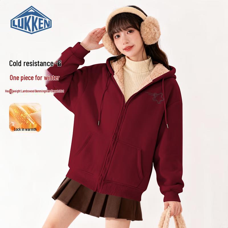 

LUKKEN Persistent Stars Graphic Fleece Hoodie L