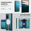 For Samsung Galaxy Note20 Magnetic Case JEEHOOD J10 Leather Back Phone Cover with Detachable Card Holder Kickstand
