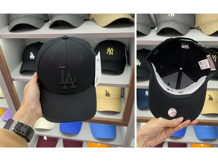 Verstellbare NY Yankees & LA Duckbill Baseballkappe mit festem Oberteil und großem Logo für Männer & Frauen