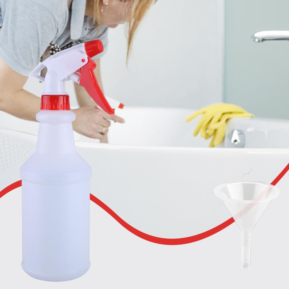 2 PCS 500ml Portable Spray Bottle Multipurpose Leak Proof Empty Plastic Spray Bottles Empty Cleaner Container Gardening Supplies