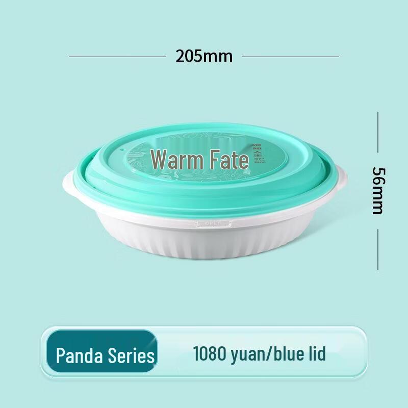 JingJingRS Disposable Round Food Containers with Locking Lids, 90 Sets