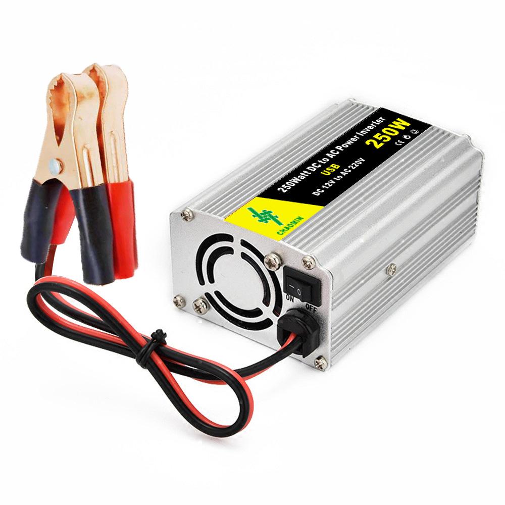 12V To 220V 150W200W250W Car Power Converter Inverter with Cigarette Lighter USB