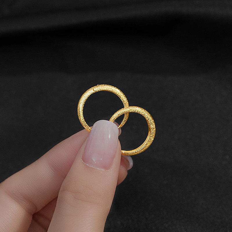 

Серьги Banyan Tree S925 Silver Starry Sky Sandblasted для женщин ES1690 золотой