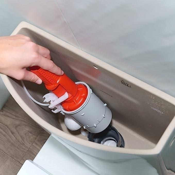 Mécanisme wc double chasse à câble - wirquin - mw mws00 - gris - économie d'eau
