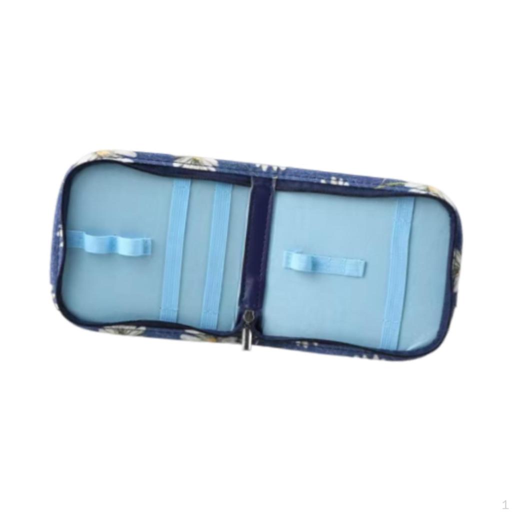 Sewing Accessories Bag Organizer Empty Multifunctional Sturdy,Crochet Hook Case Travel for