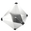 Marine Octahedral Type Radar Reflector Aluminum 340x340x470mm Large Handware Water Security for Boats Ships