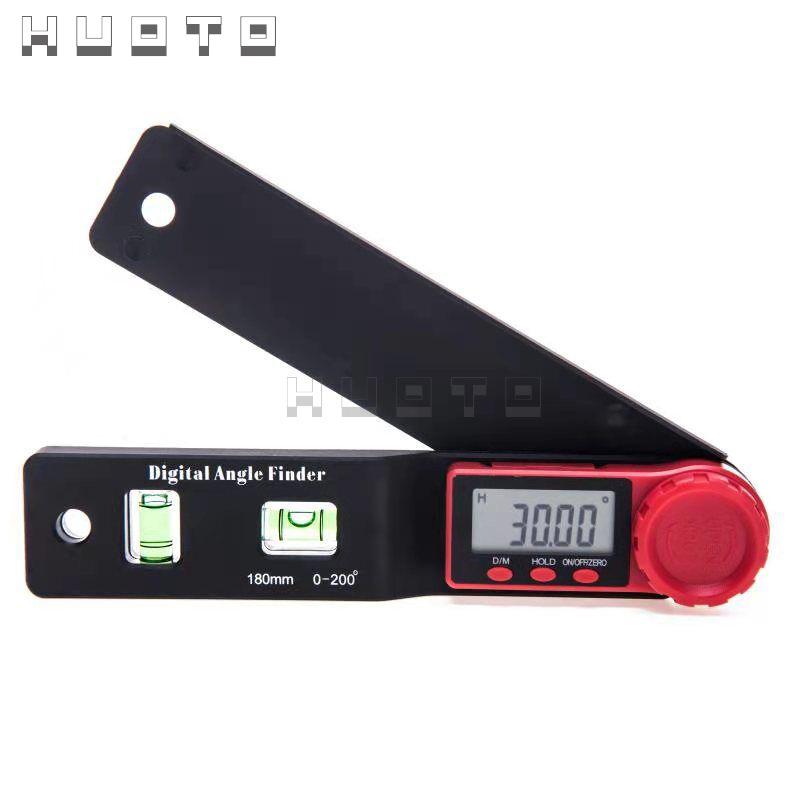 

HUOTO 2-in-1 Digital Angle Ruler and Protractor (0-200°)