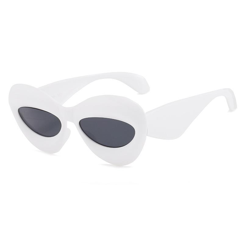 Unique Candy Color Sexy Lip Sunglasses For Women New Luxury Brand Yellow Blue Gradient Sun Glasses Men Hip Hop Shades
