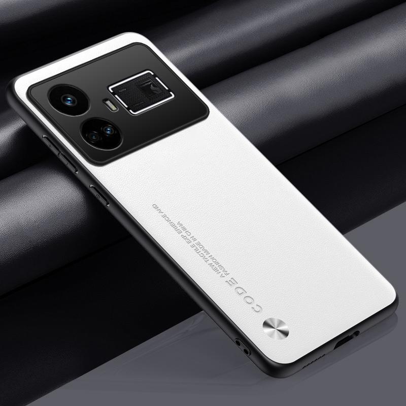 Luksusowe etui ze skóry PU dla Realme GT5 5G Matowe etui Silikonowa pełna ochrona Etui na telefon dla Realme GT2 Pro GT3 GT 5 3 2 Coque
