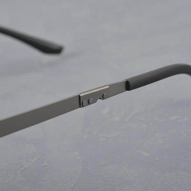 2024 Ultra-Light Retro Men's Stainless Steel Folding Sunglasses for Driving and Fishing