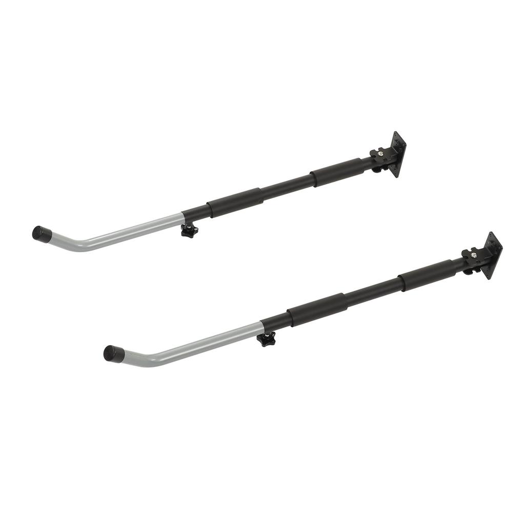 Surfboard Storage Rack with Retractable Length Wall Mount Display Rack for Snowboards Kayaks Canoes