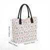  Christmas Printed Casual Canvas Tote Bag