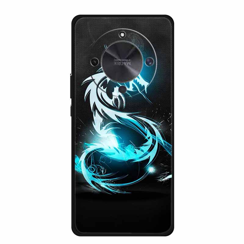 For Honor X70 MTN-AN00 5G Phone Case Shockproof Black Soft Silicone TPU Back Cover For Honor X 70 X70 Cases HonorX70 6.79" Coque