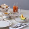 NARUMI Prima Donna Plate, 19cm, Gold, Stylish, Gorgeous, Elegant, Cake Plate, Flat Plate, Made In Japan, Gift Boxed, 52476-1410