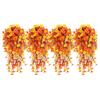 1/2/3/4Pcs Fall Hanging Artificial Morning Glory UV Resistant Realistic Fake Flower Wedding Party Indoor Outdoor Garden Wall Hanging Flower Decoration