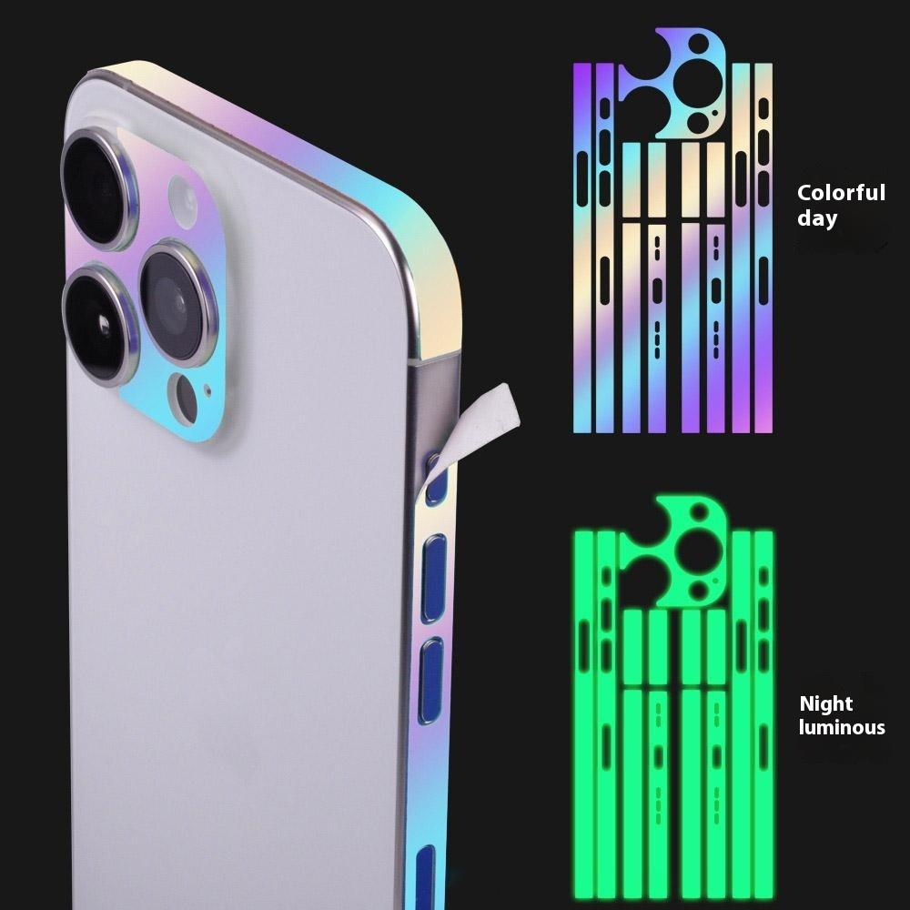 

Плівка на рамку телефону для iPhone 15 Pro Max Світловідбиваюча захисна наклейка на край Захисна плівка для боковин, стійка до подряпин