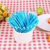 100 Pcs Set Colorful Lollipop Sticks Cake Pop Sticks for Candy Sweet Chocolate 10cm DIY Making