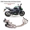 Yibai Ke Titanium Alloy Exhaust for Z1000 Motorcycle - Modified Full Front Section