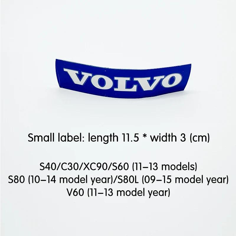 Pour VOLVO XC60 S60 XC70 XC90 S40 V40 V60 Voiture Panneau Avant Calandre de Pare-chocs Avant Panneau Étiquette Calandre Emblèmes Bleu Logo Autocollants Voiture