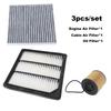 Filter Set For FIAT FREEMONT 345 2.0 JTD 2011 2012 2013 2014 2015 Sapre Parts Engine Cabin A/C Air Oil Filter Kit Accessories