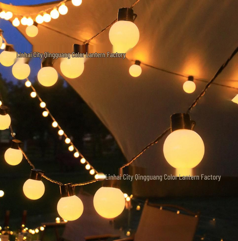 

Уличные водонепроницаемые светодиодные гирлянды для кемпинга, садов и дворов 2.5m 10 lights 3-AA Battery Flash Version