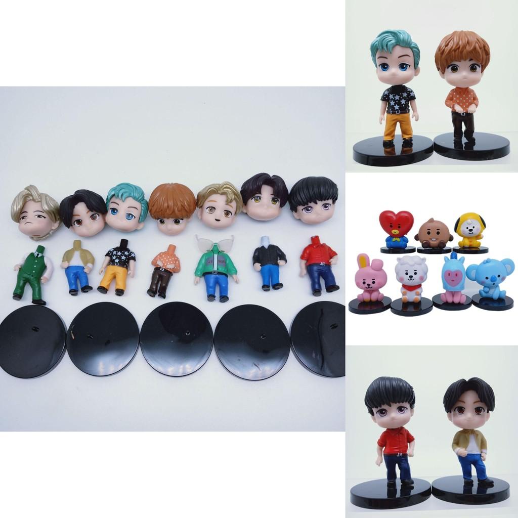 Exquisites 7-teiliges Set K-Pop Bangtan Boys Star-Figuren für einzigartige Dekoration