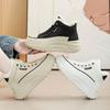 New Winter Velvet Dad Sports Ins Trendy Shoes Student Warm High-top Cotton Shoes Q