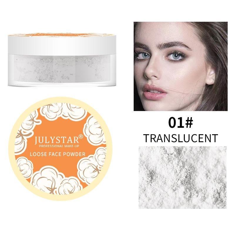 Concealer Loose Powder Light Nude Matte Powder Waterproof Sweatproof Non-removal Makeup Setting Powder