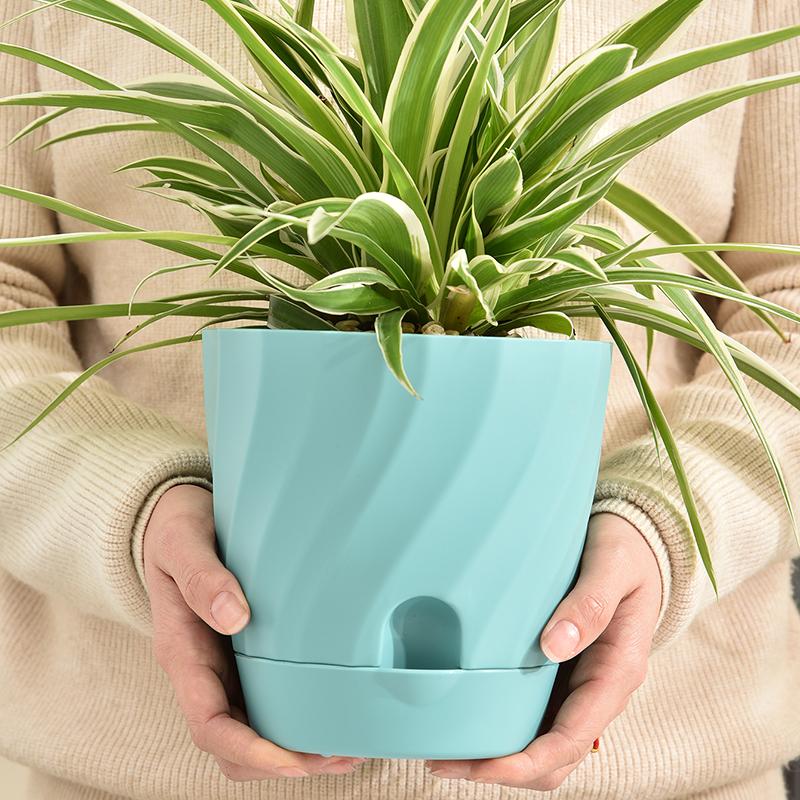 Kunststoff-Blumentöpfe für den Balkon, einfach und atmungsaktiv, hochwertige Bepflanzung, für Zuhause