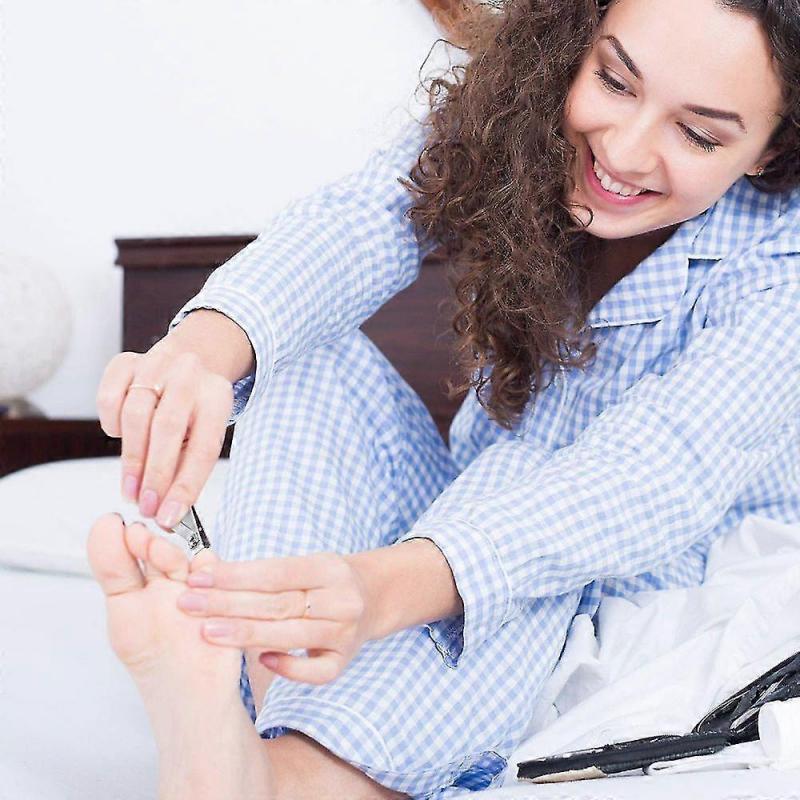 2 Pieces Straight Edge Toenail Clippers, Nail Clipper Set, Large Wide Jaw Fingernail Toenail Clippers For Thick Nails Fingernail And Toenail Clipper F