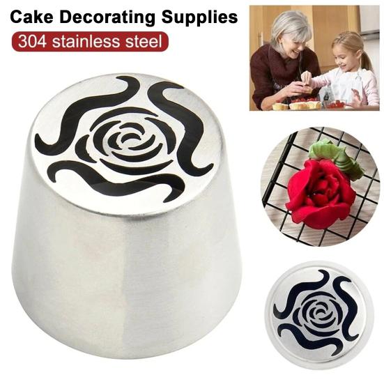 Oversized Russian Piping Tip Set Decorative Marshmallow Nozzle Stainless Steel Flower Nozzles for DIY Baking 3D Bouquets Roses And Patterns