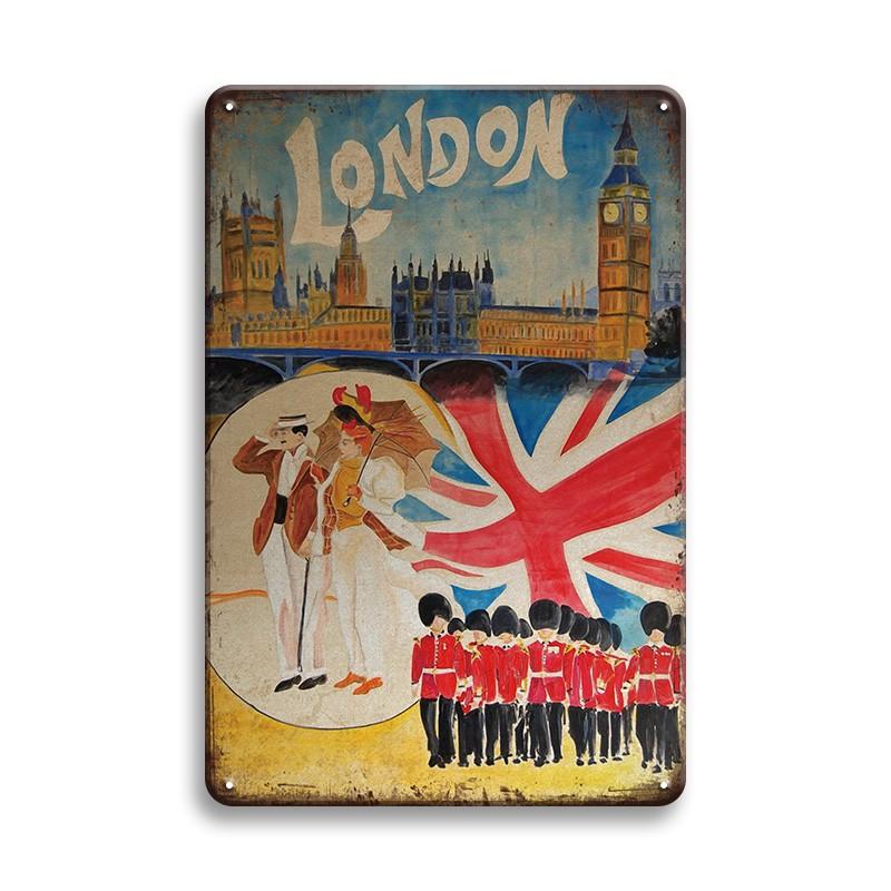 Targa Decorativa Da Parete In Latta Vintage – Scritta Japan Tokyo – 20x30 Cm – Per Soggiorno, Camera, Bar E Garage