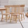 Miniature Model Mini Oak Dining Table Chairs Table Table Food Play Dollhouse Accessories Diy
