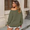 Women's Solid-color Fashionable Long-sleeved Top