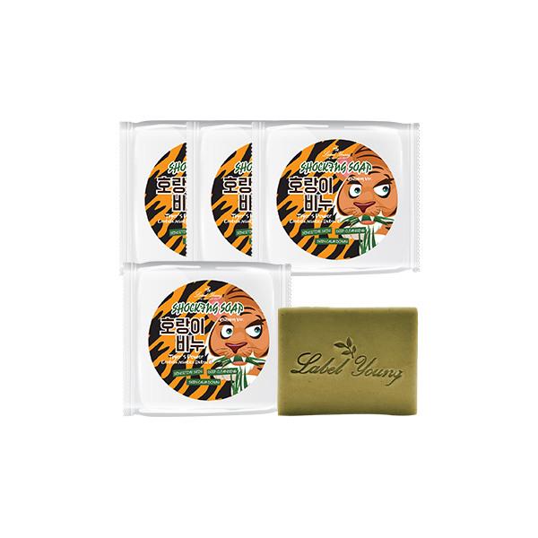 Skin blemish care/skin soothing/recommended for problematic skin/contains purslane/Tiger Soap 4 packs 4 tiger soaps